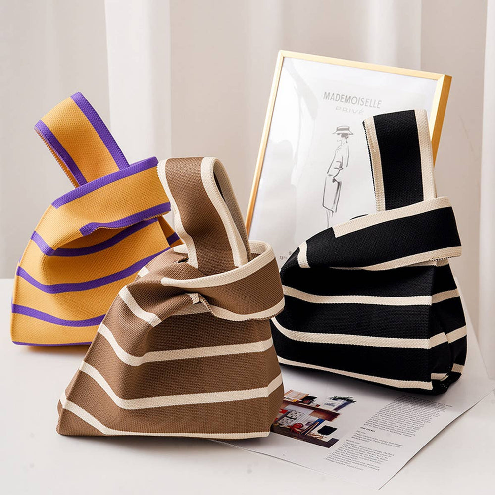 Knit Tote: Stripes