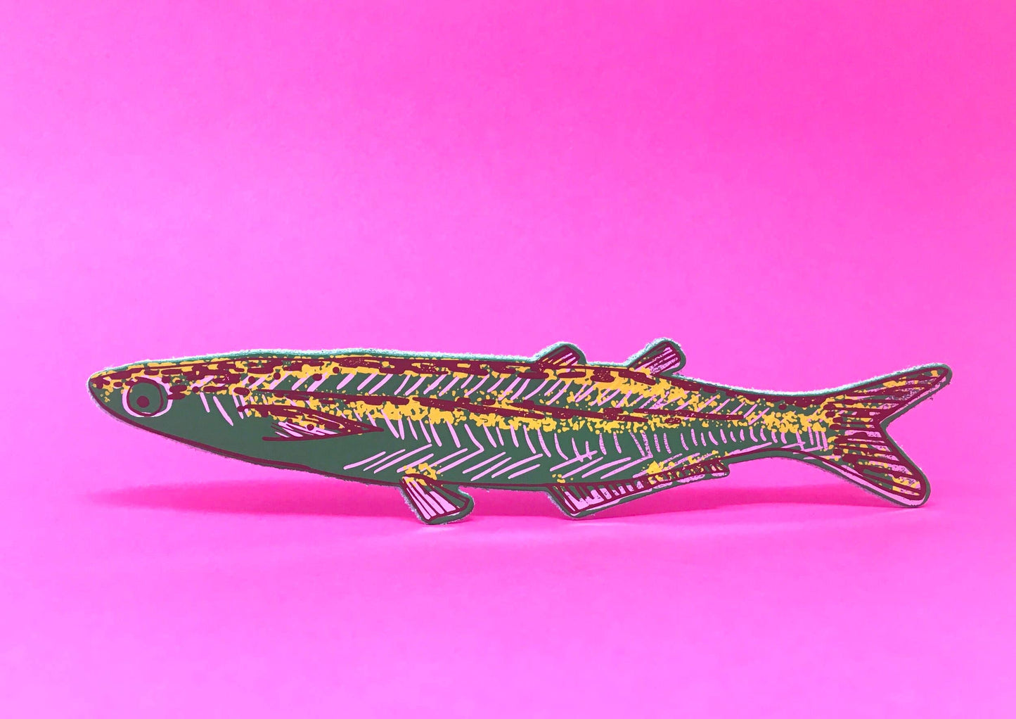 
                  
                    Fish "Any Fin is Possible" Leather Bookmark
                  
                