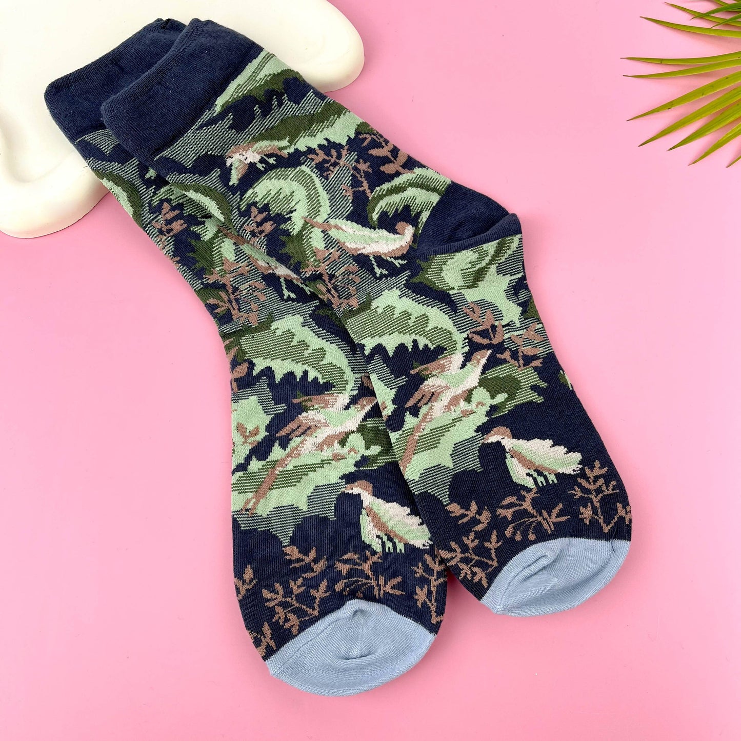 
                  
                    Mural Cotton Mid-Calf Socks
                  
                