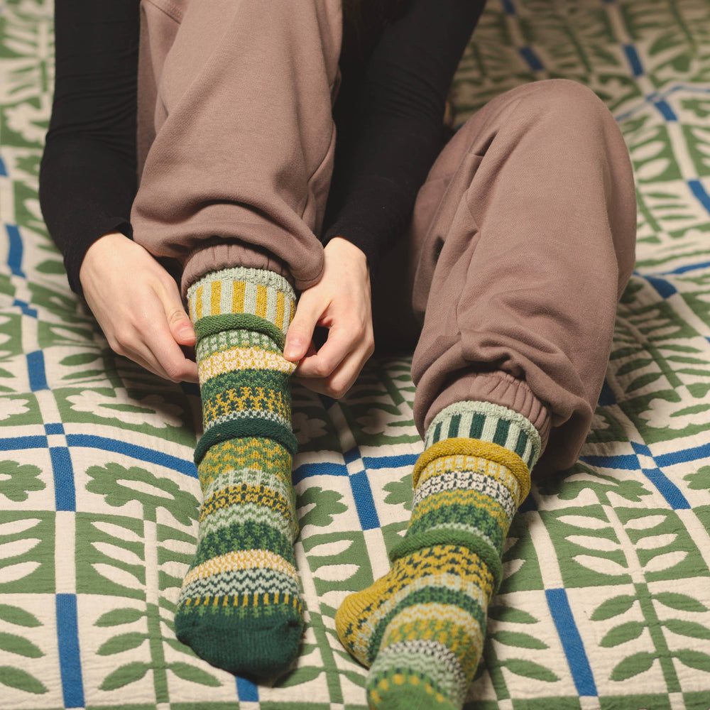 
                  
                    Fiddlehead Mismatch Crew Socks
                  
                