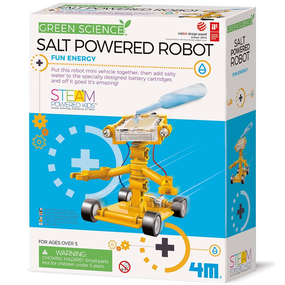 
                  
                    Salt-Powered Robot | Green Science STEM Toy
                  
                
