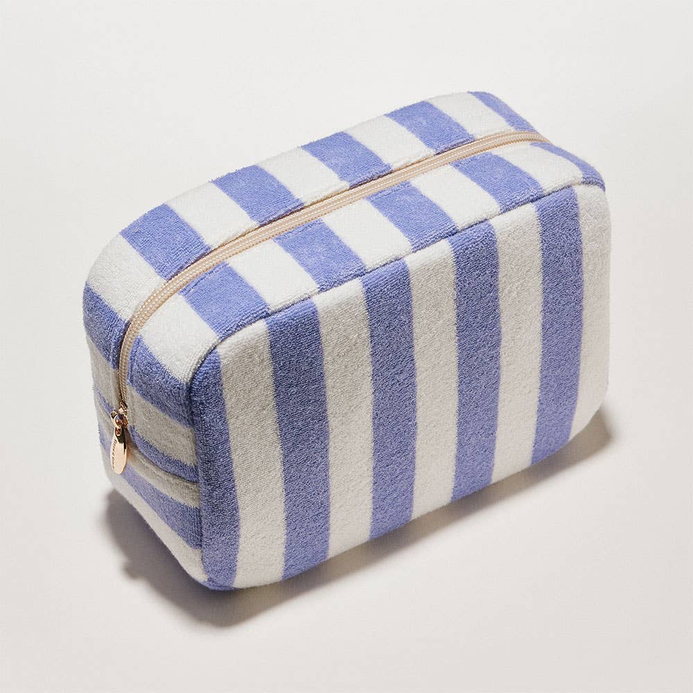 
                  
                    Cotton Terry Cabana Striped Zip Pouch
                  
                