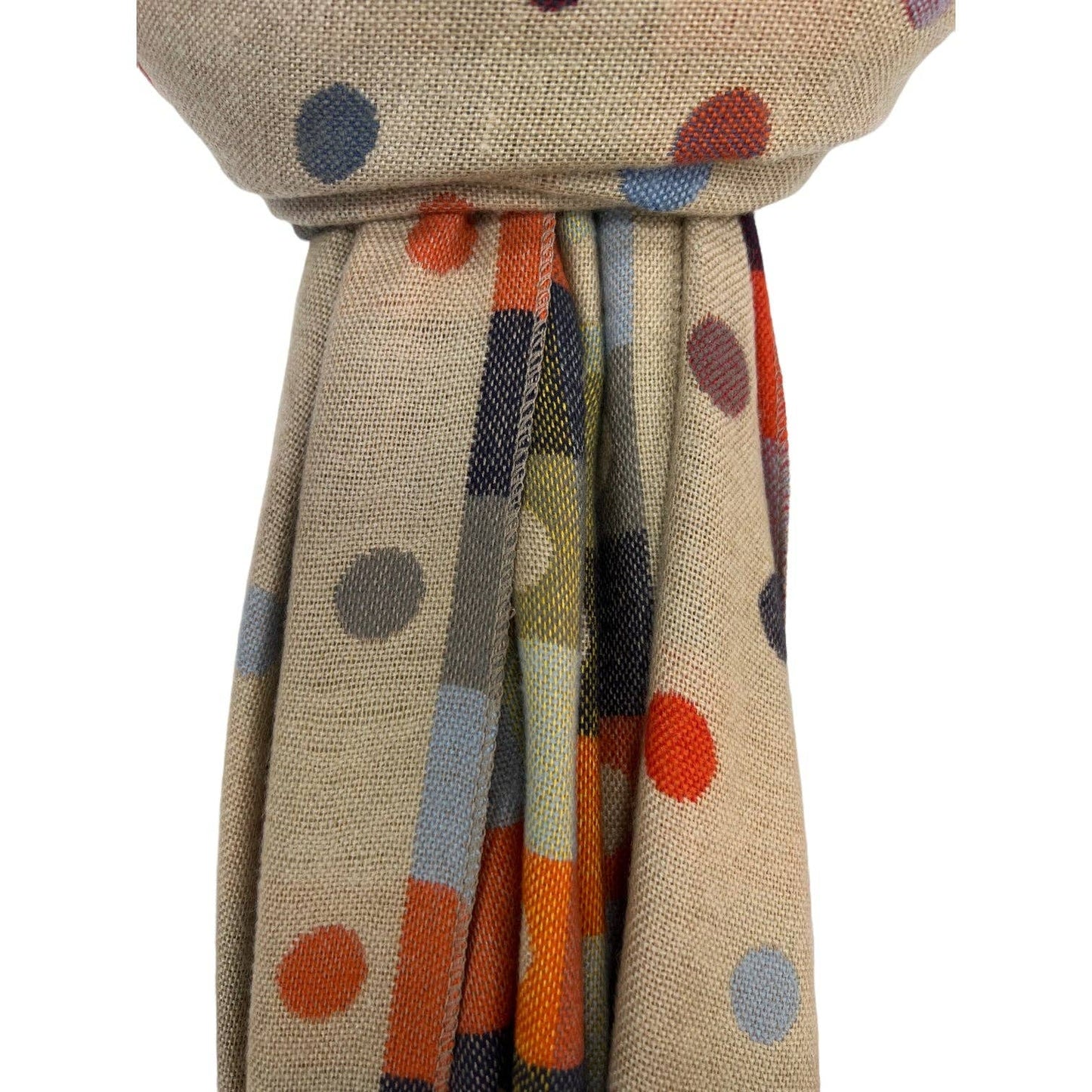 
                  
                    Dots and Checker Reversible Scarf
                  
                