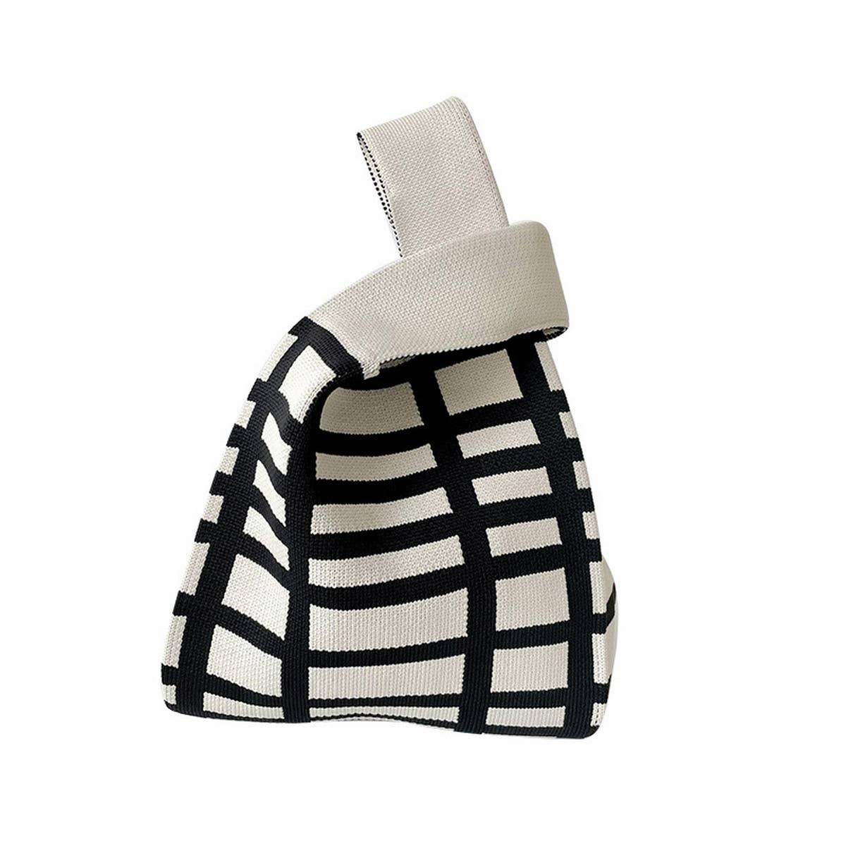 
                  
                    Knit Tote - Grid
                  
                