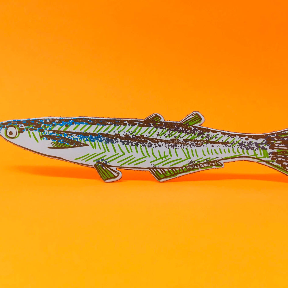 
                  
                    Fish "Any Fin is Possible" Leather Bookmark
                  
                