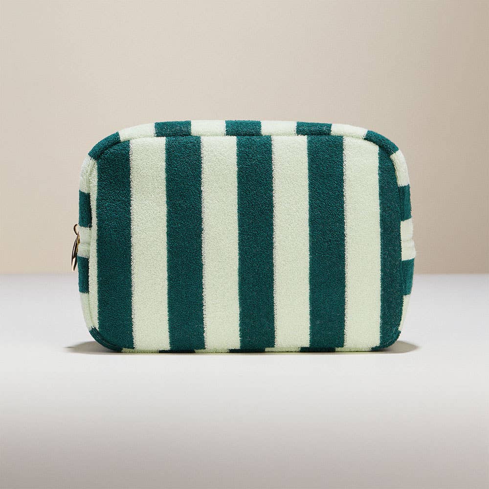 
                  
                    Cotton Terry Cabana Striped Zip Pouch
                  
                