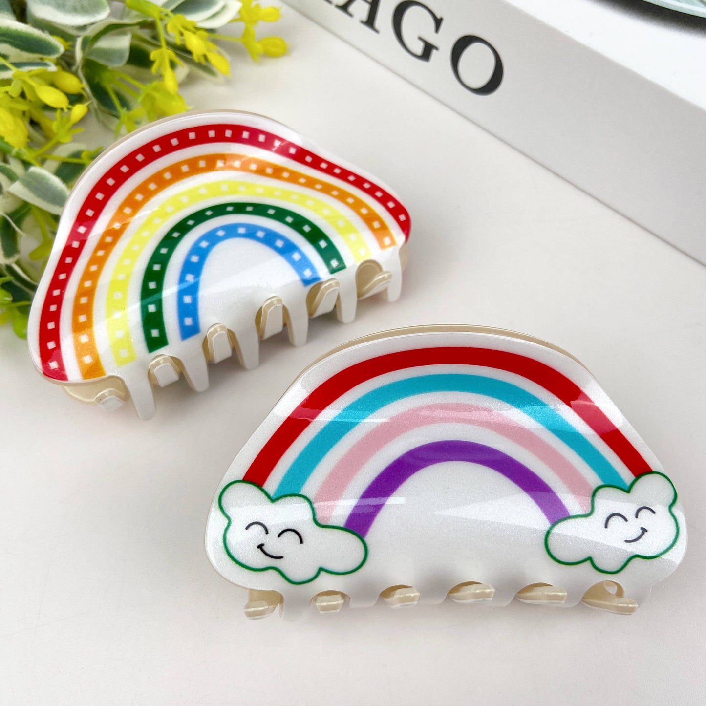 
                  
                    Playful Rainbow Hair Claw
                  
                
