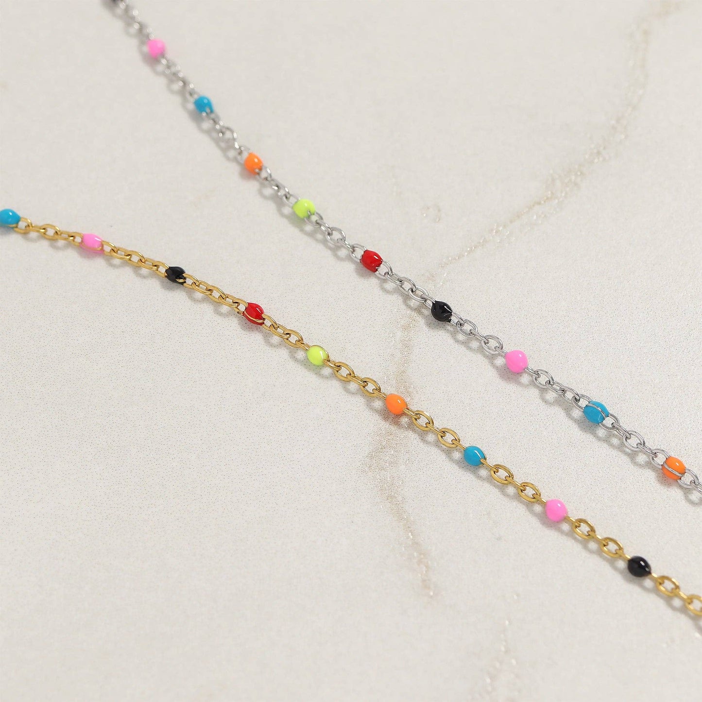 
                  
                    Confetti Chain Bracelet
                  
                