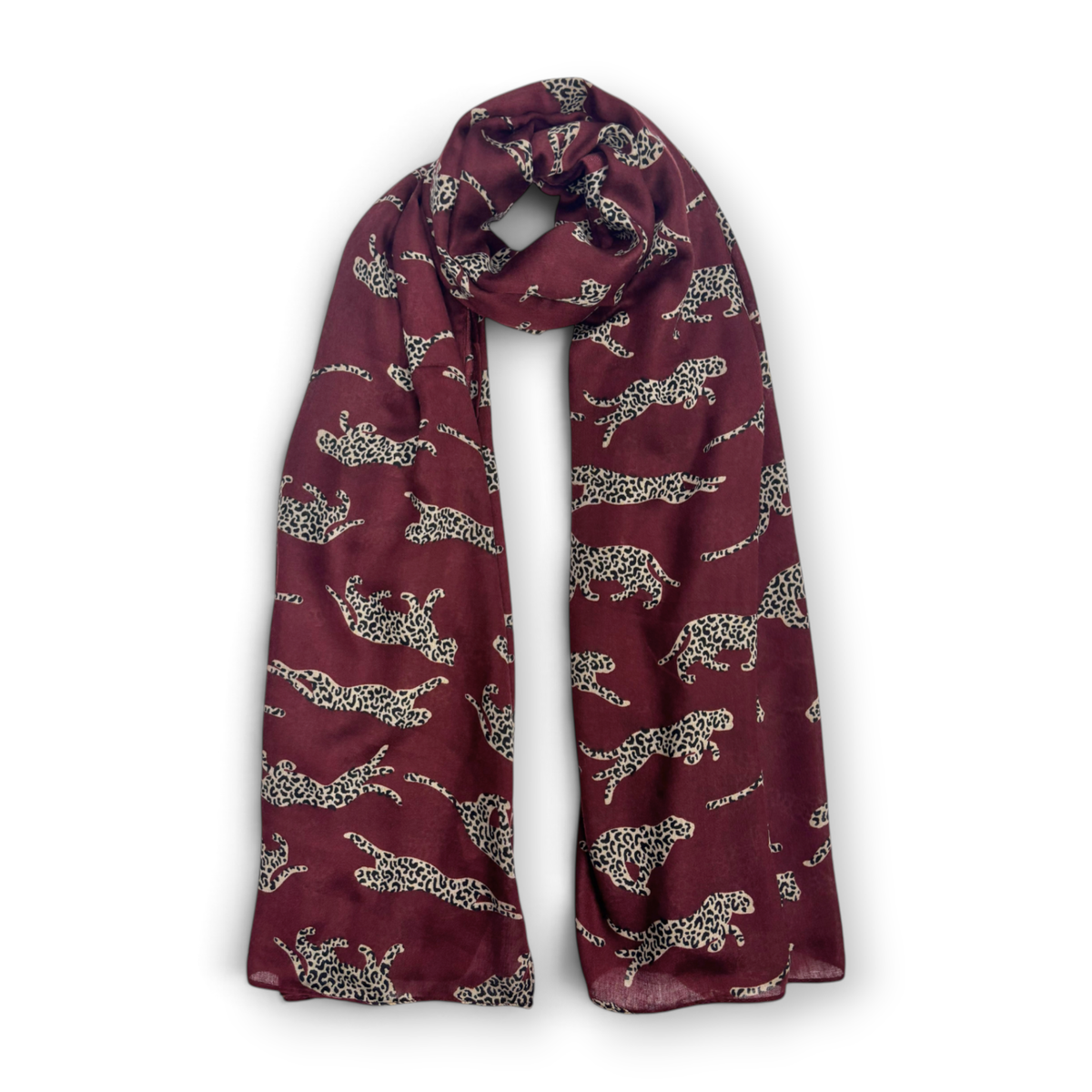 
                  
                    Pouncing Cheetah Cotton Blend Scarf
                  
                