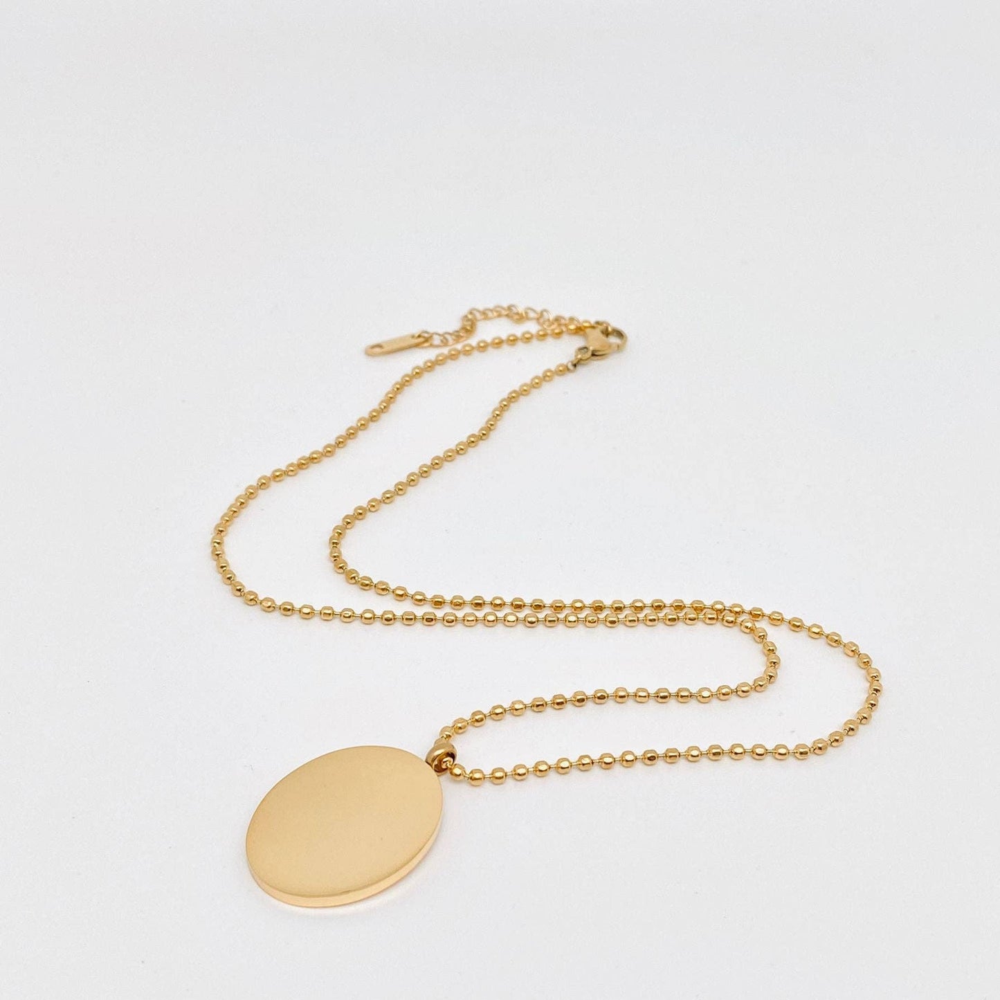 
                  
                    Enamel Rabbit Oval Necklace
                  
                