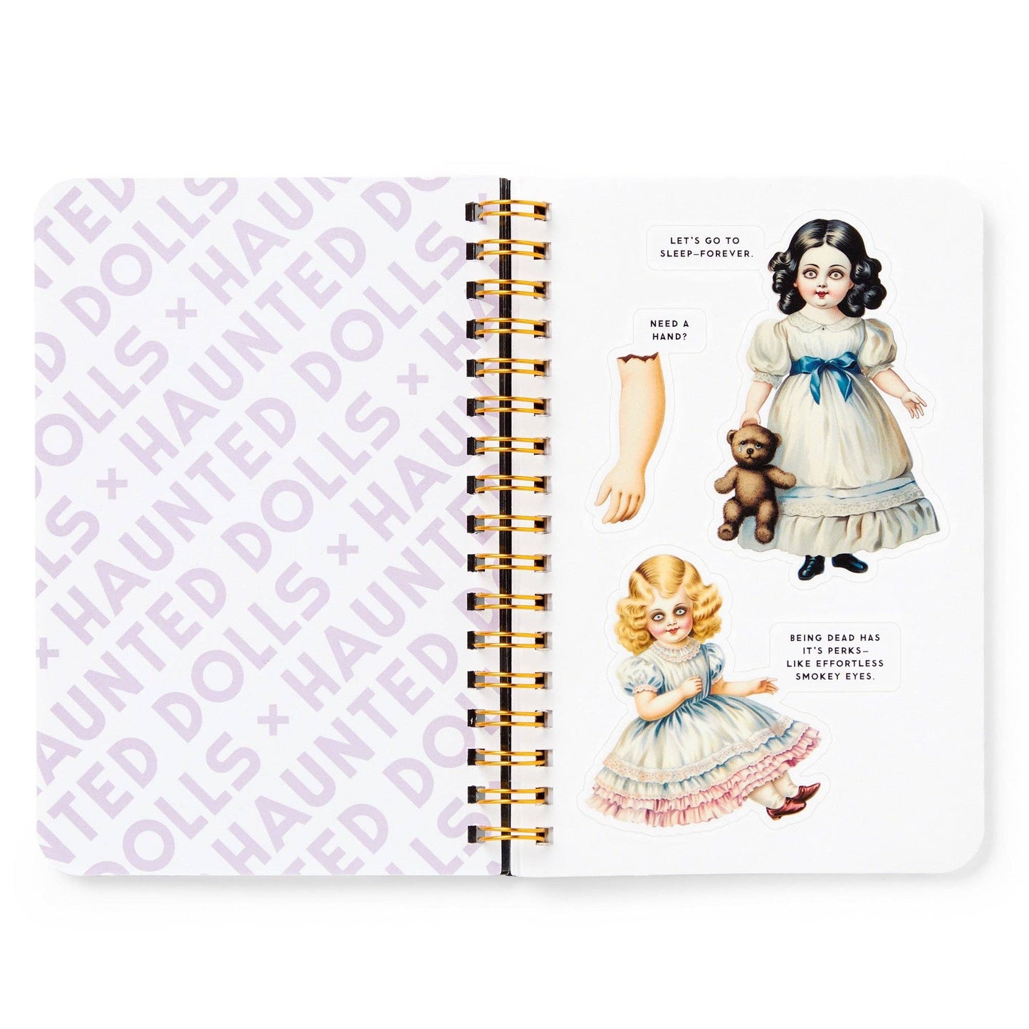 
                  
                    Haunted Dolls Sticker Book by Brass Monkey
                  
                