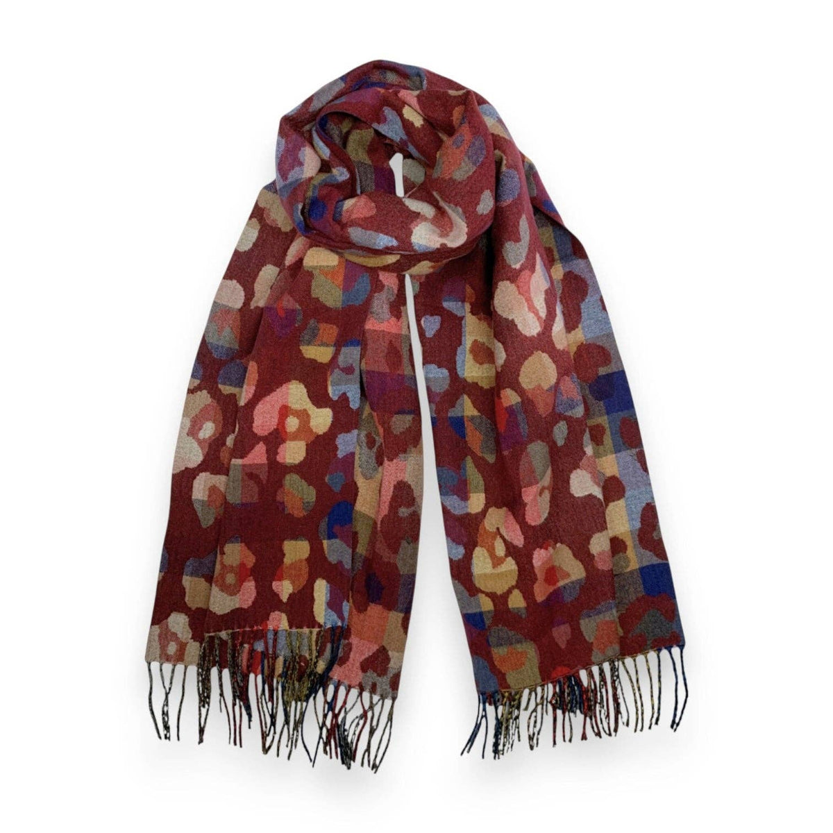 
                  
                    Colour Play Leopard Cashmere Blend Winter Scarf
                  
                