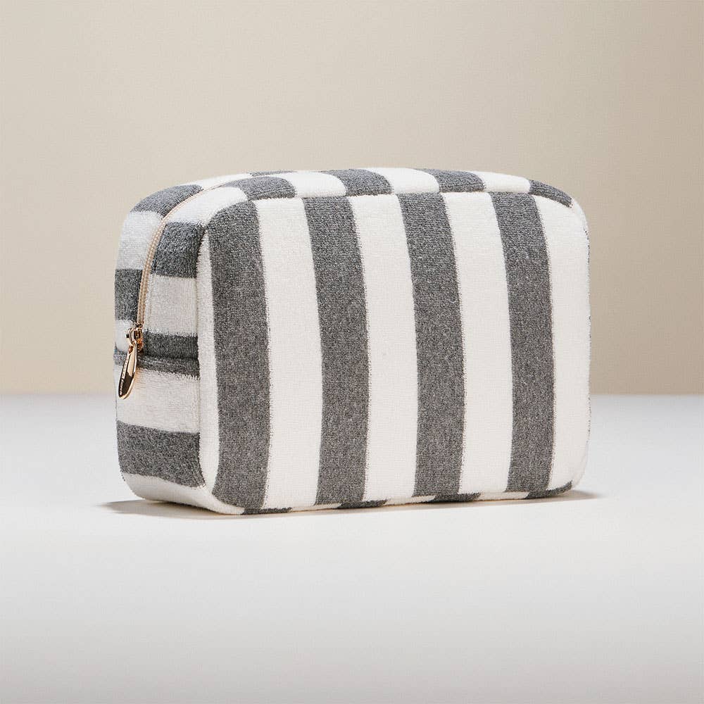 
                  
                    Cotton Terry Cabana Striped Zip Pouch
                  
                