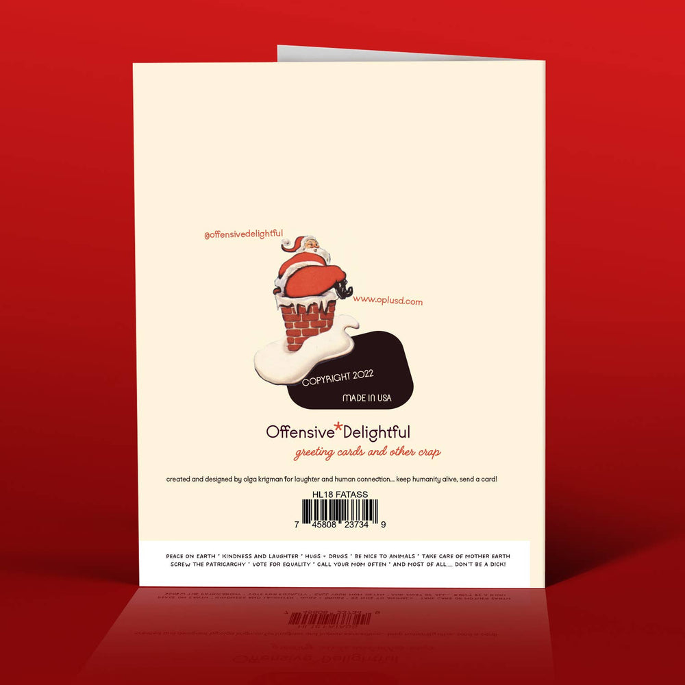 
                  
                    Fat Ass Santa Holiday Greetings
                  
                