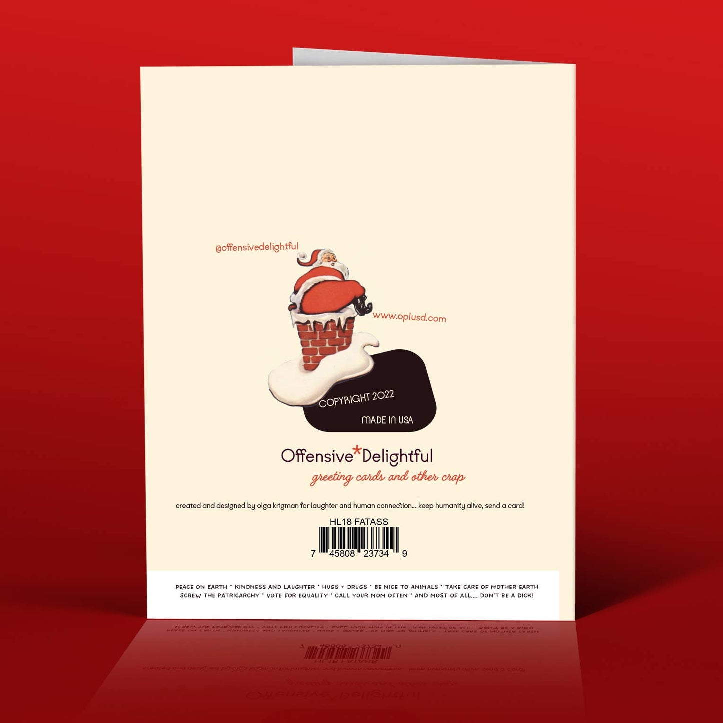 
                  
                    Fat Ass Santa Holiday Greetings
                  
                