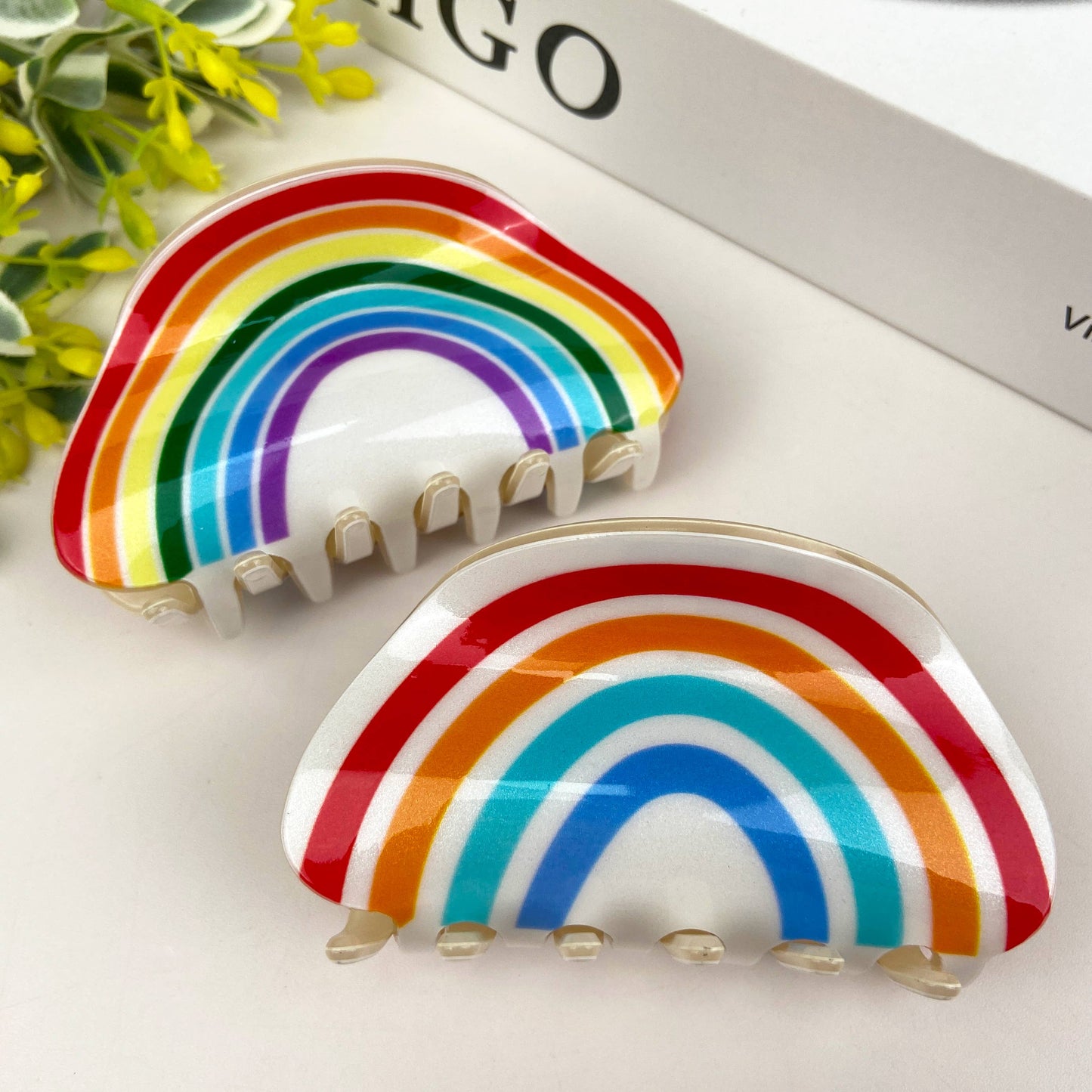 
                  
                    Playful Rainbow Hair Claw
                  
                