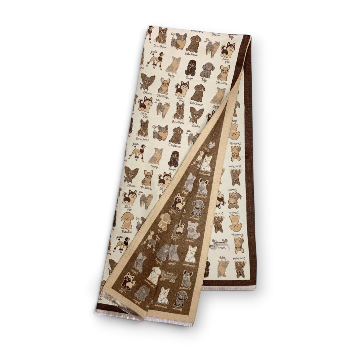 
                  
                    Dog Breeds Reversible Cashmere Blend Winter Scarf
                  
                