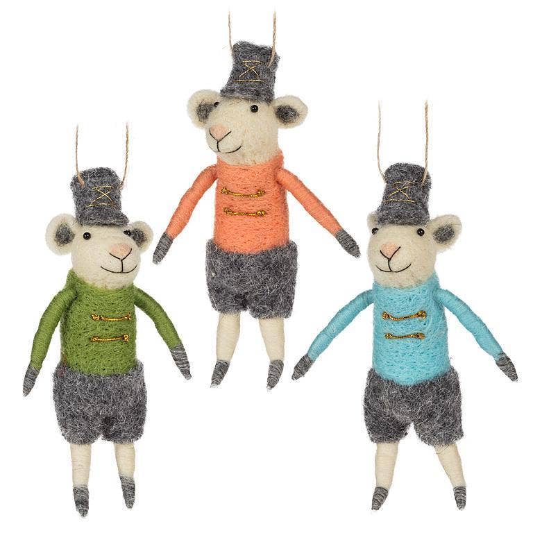 Little Soldier Mice Ornament
