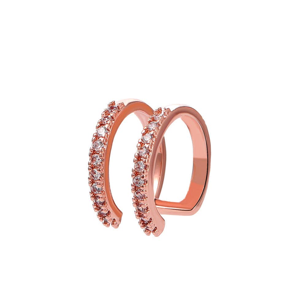 
                  
                    CZ Embedded Double Layer Ear Cuffs
                  
                