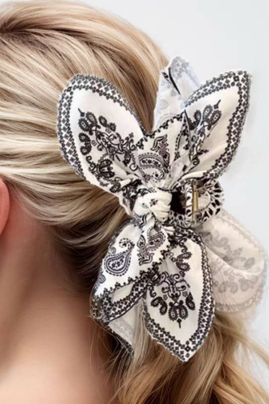 
                  
                    Bandana Bow Hair Claw
                  
                
