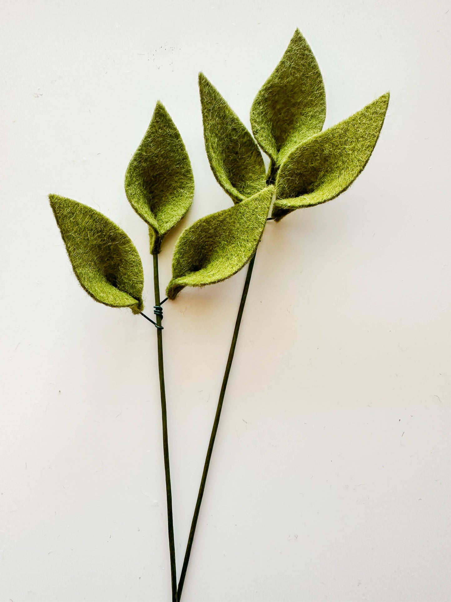 
                  
                    Smooth Tri-Leaf Felt Stem
                  
                