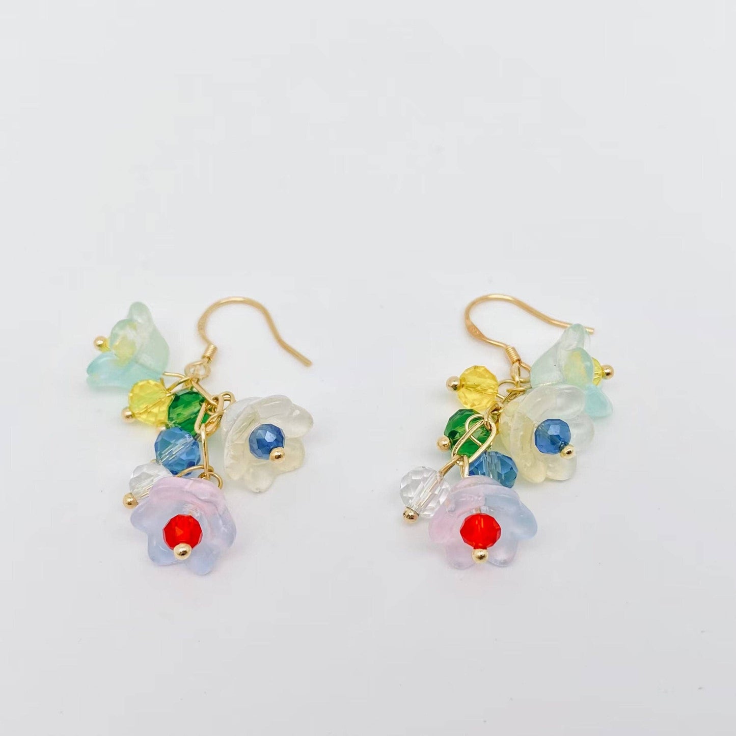
                  
                    Glazed Flowers Dangle Earrings
                  
                