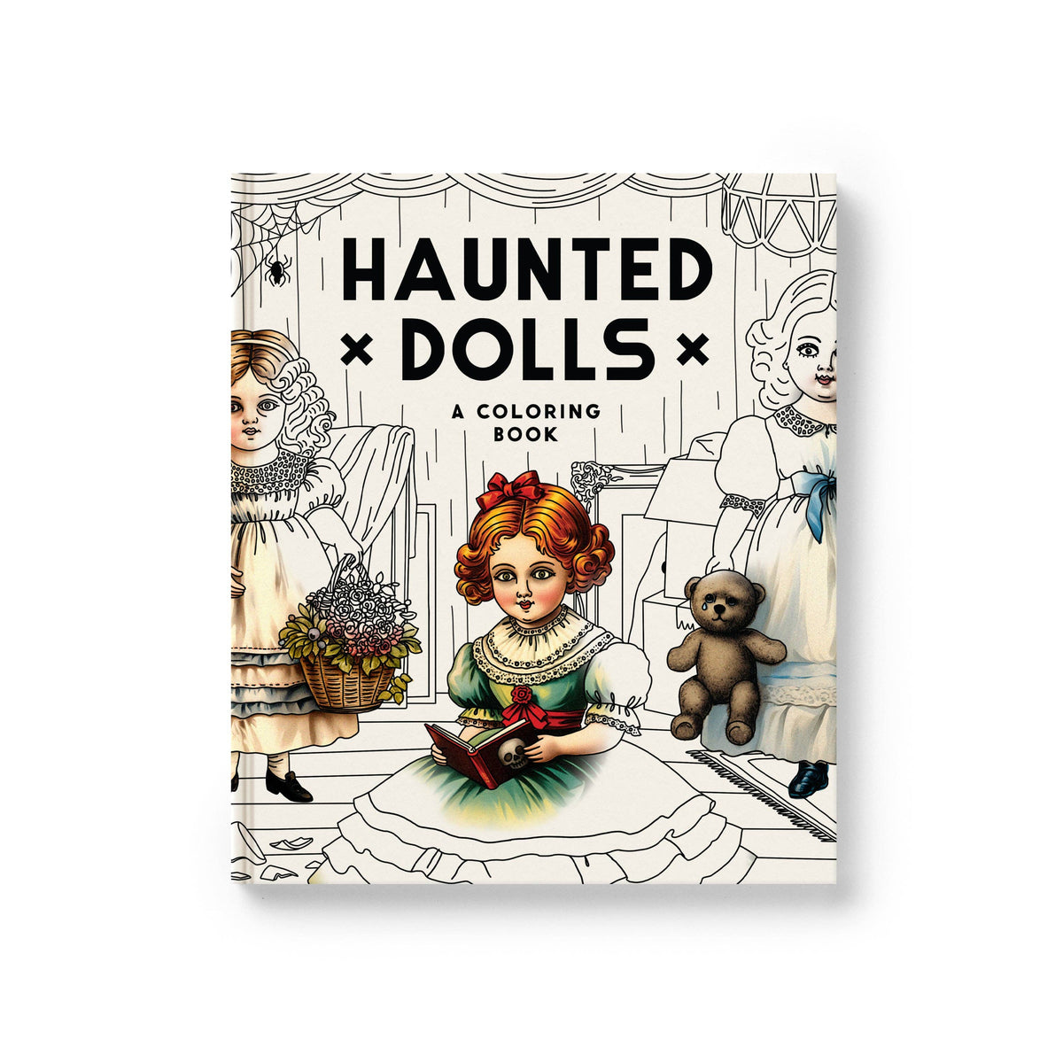 
                  
                    Haunted Dolls Coloring Book by Brass Monkey
                  
                