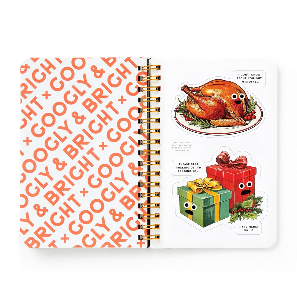 
                  
                    "Googly & Bright" Holiday Sticker Book by Brass Monkey
                  
                