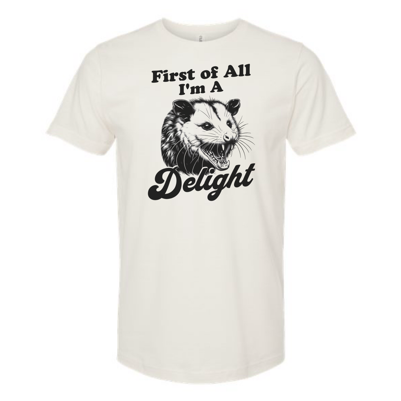 
                  
                    First Of All I'm a Delight Tee
                  
                