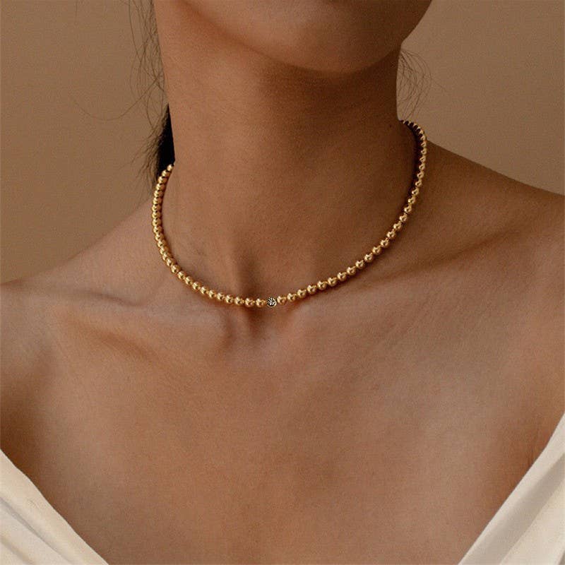 
                  
                    Stone Accented Free Beaded Ball Chain Necklace
                  
                