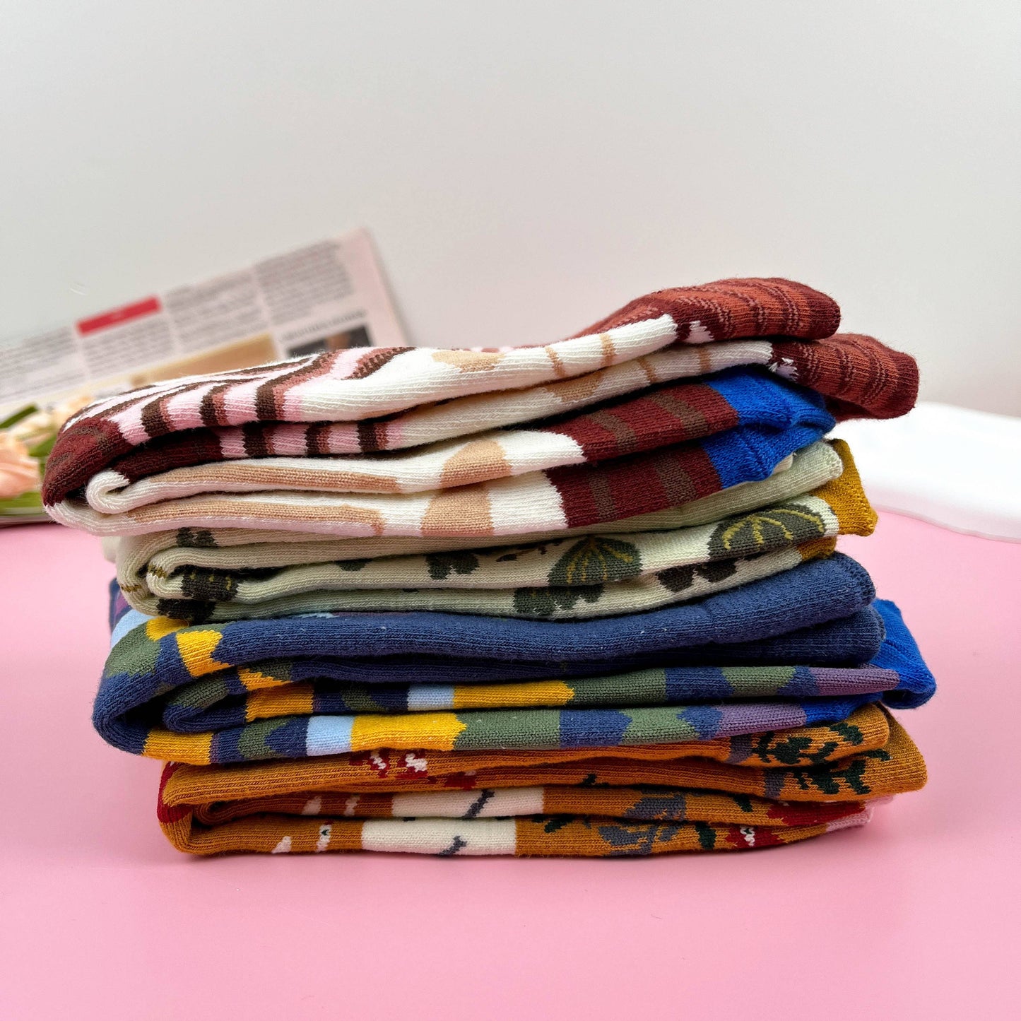 
                  
                    Artsy Oil Painting Mid-Calf Socks
                  
                