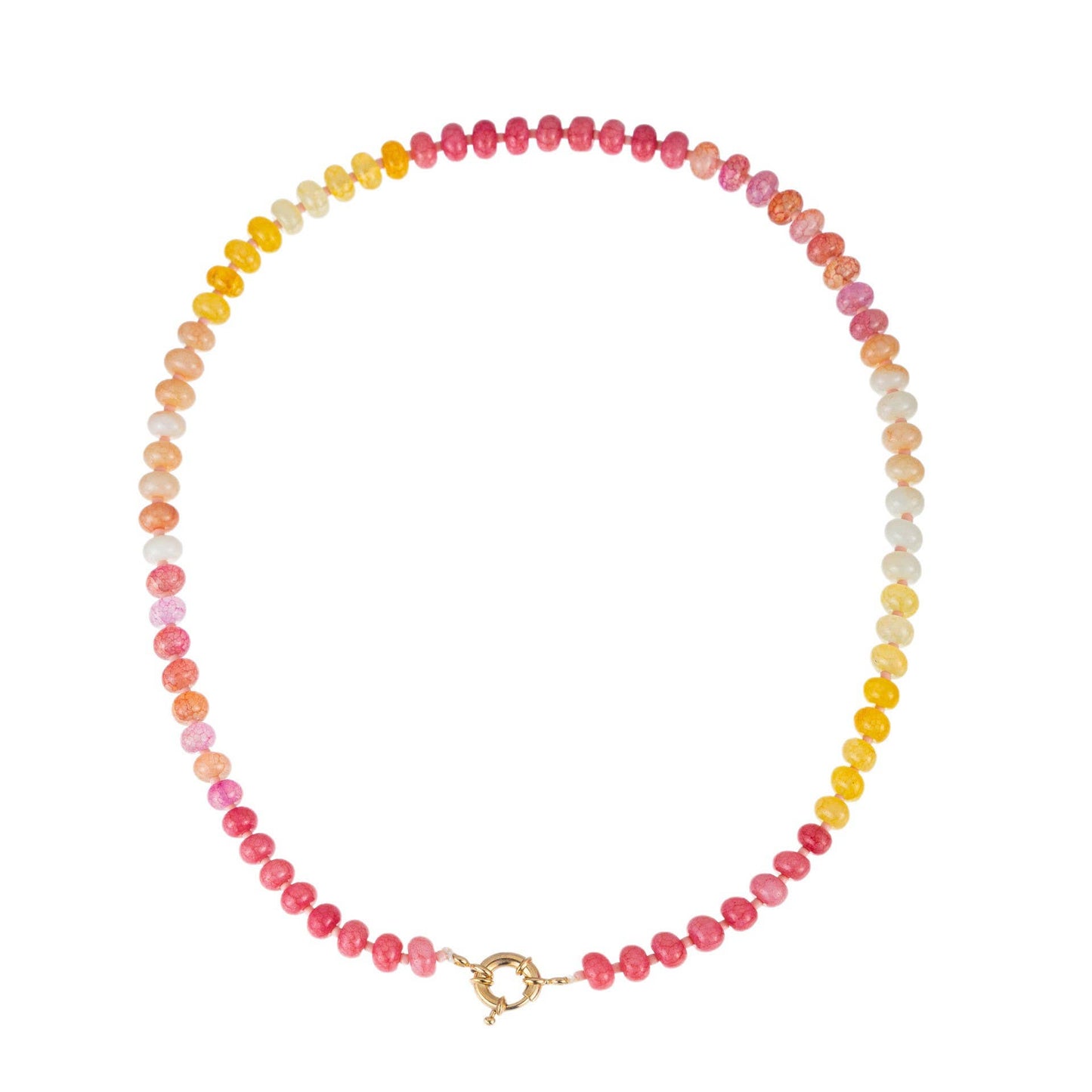 
                  
                    Natural Semi-Precious Stone and Glass Beads Necklace
                  
                