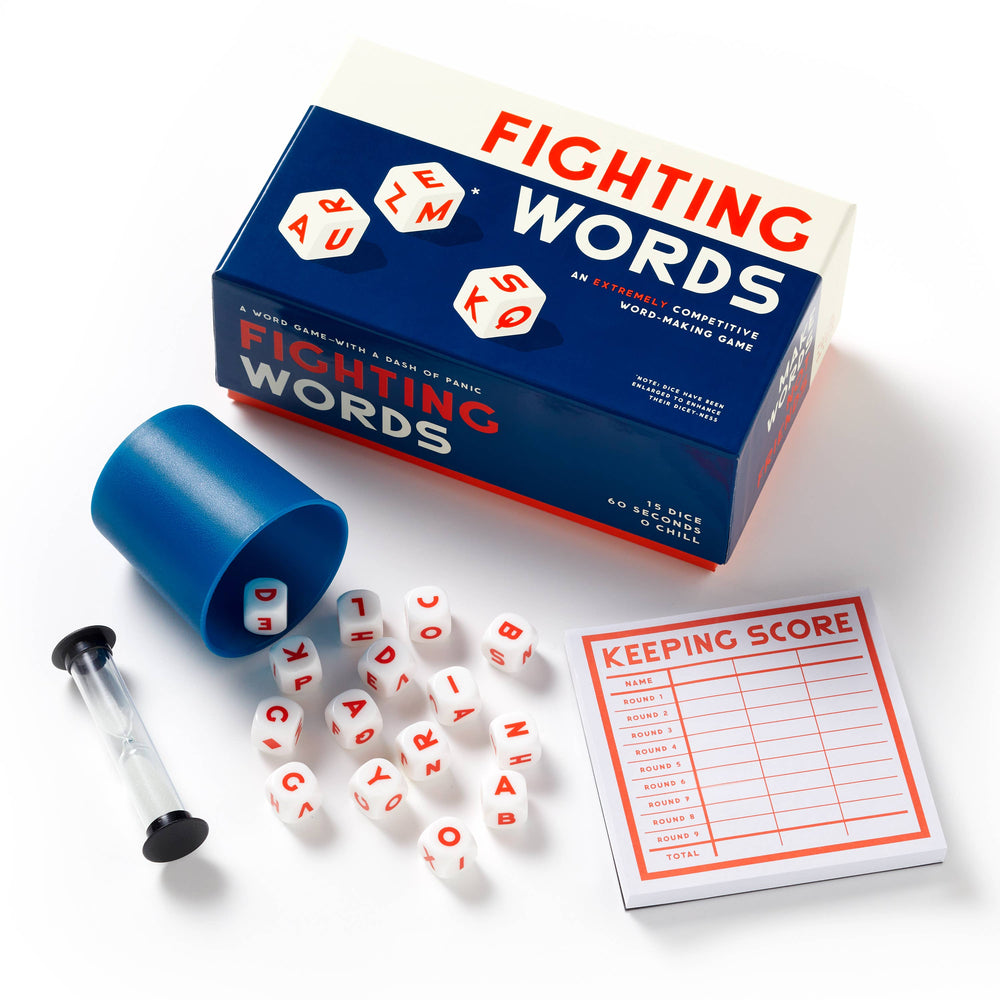 
                  
                    "Fighting Words" a Dice Game by Brass Monkey
                  
                