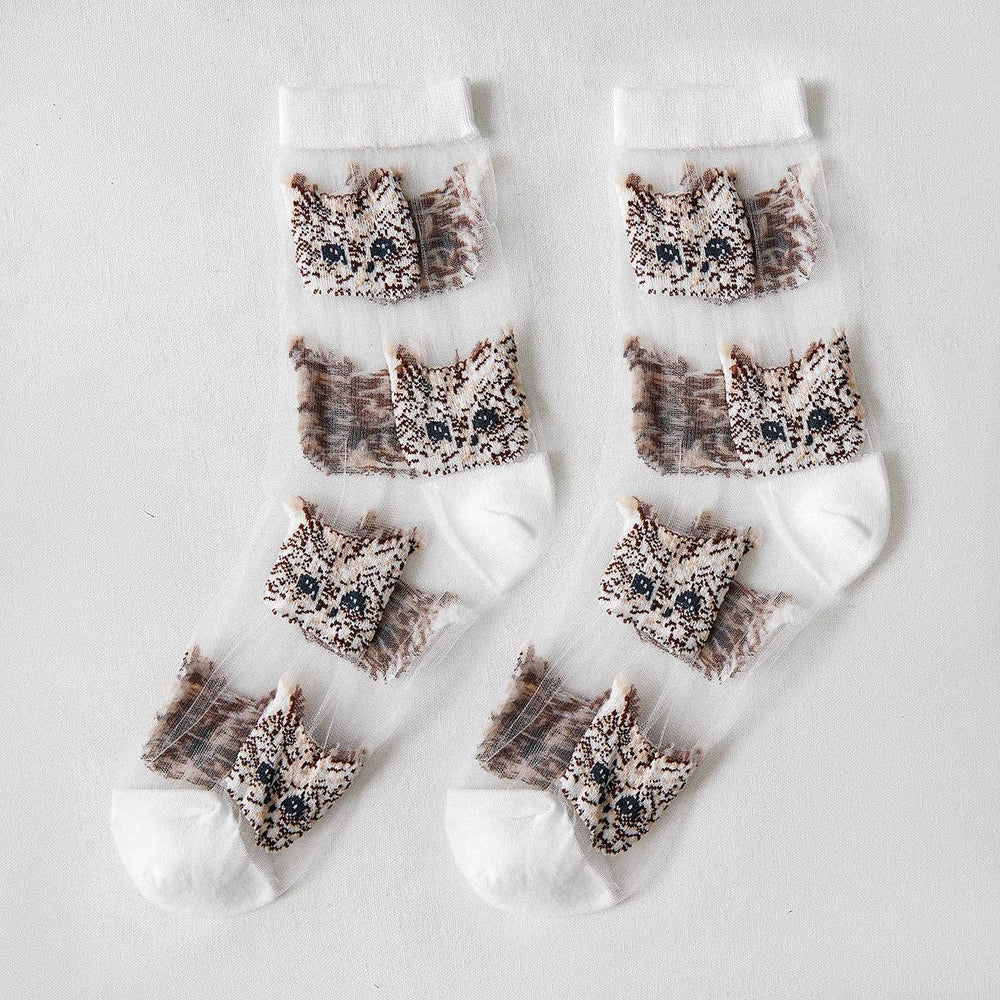 
                  
                    Sheer Cat Socks
                  
                