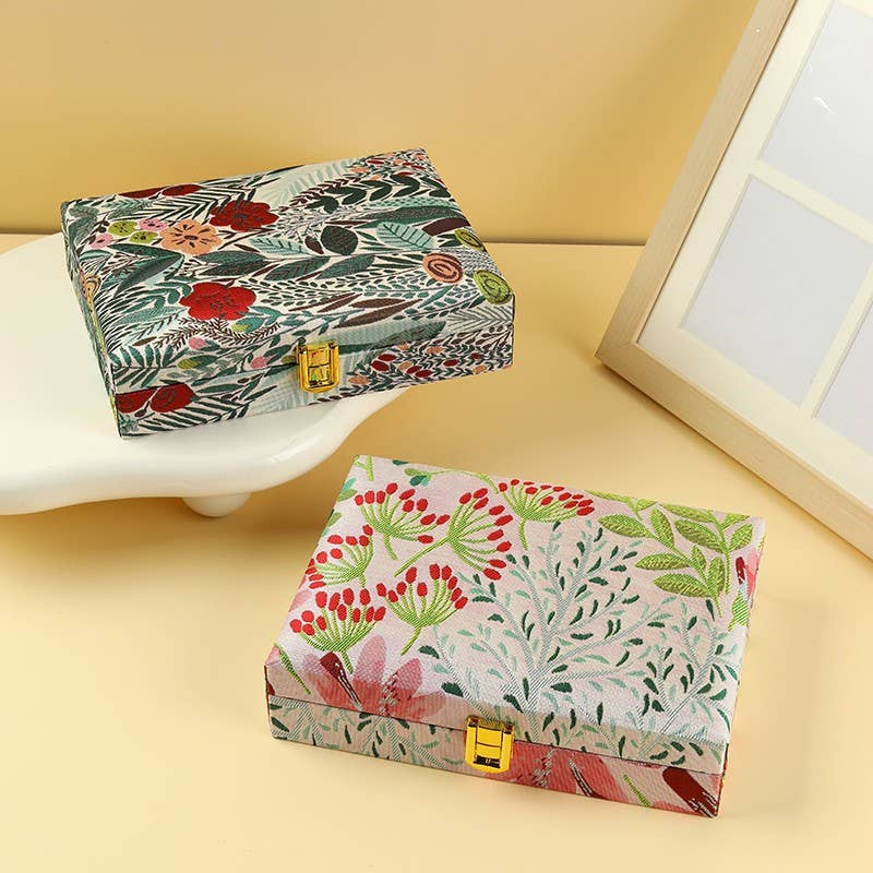 
                  
                    Floral Jewelry Vanity Travel Case
                  
                
