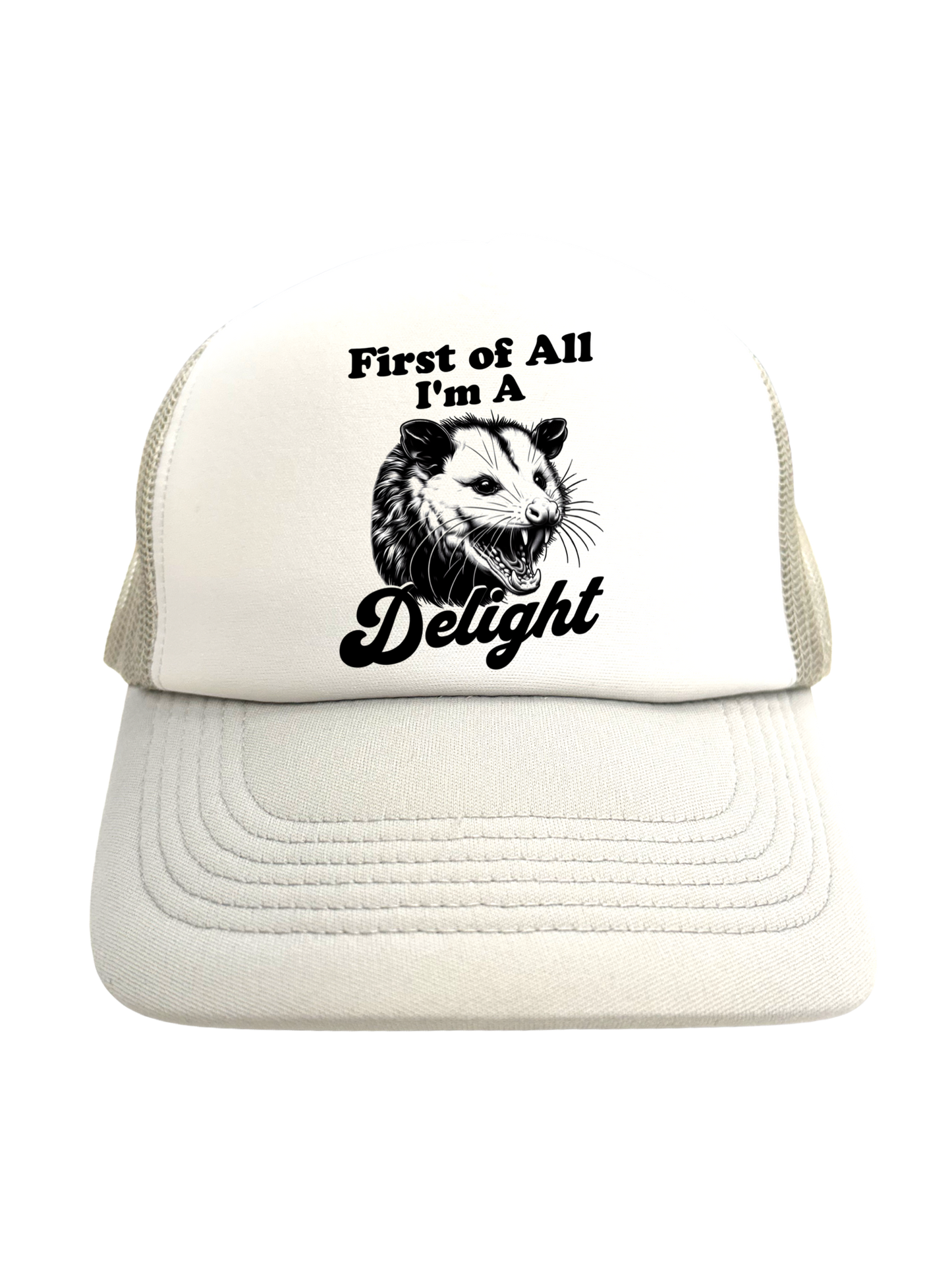 
                  
                    "I'm A Delight" Opossum Trucker Hat
                  
                