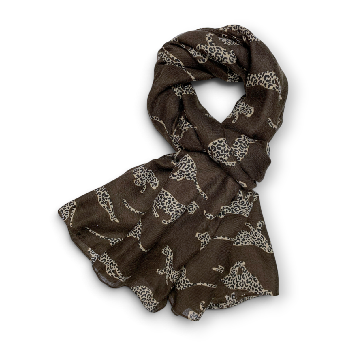
                  
                    Pouncing Cheetah Cotton Blend Scarf
                  
                