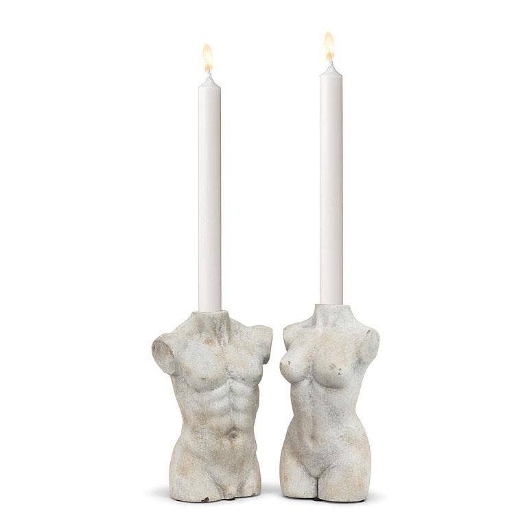 
                  
                    Renaissance Torso Taper Candle Holder
                  
                