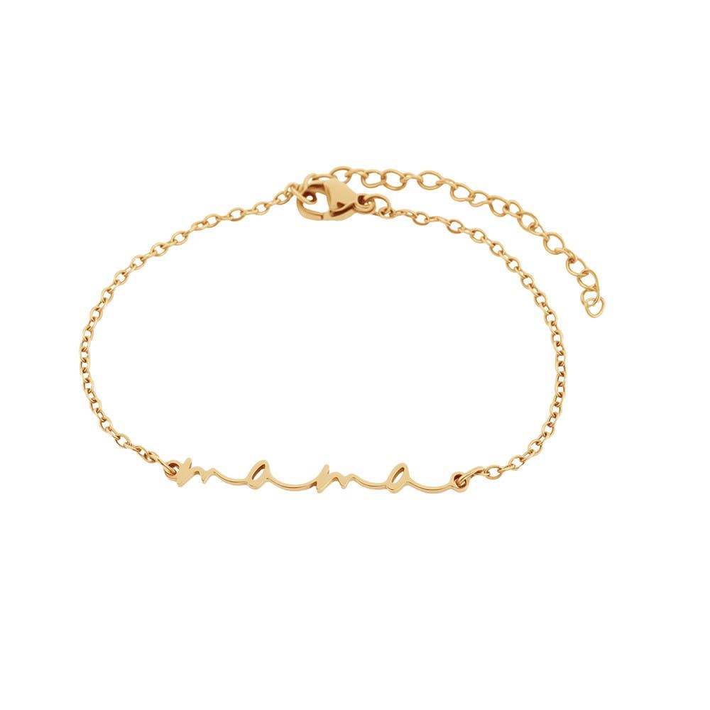 
                  
                    "Mama" Script Bracelet
                  
                