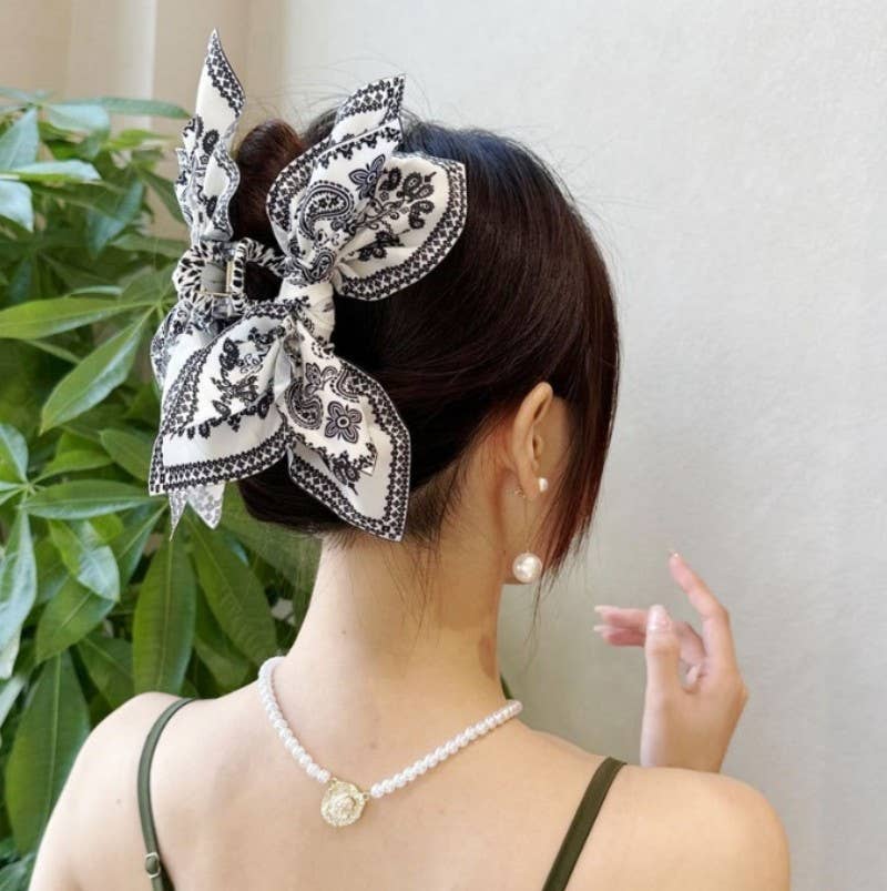 
                  
                    Bandana Bow Hair Claw
                  
                