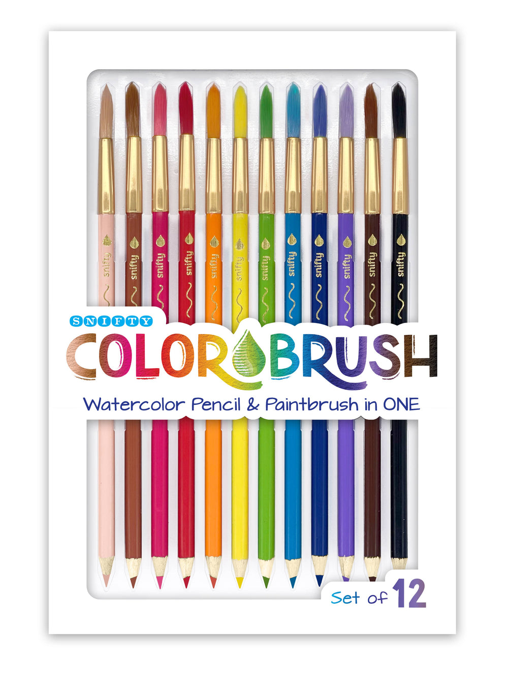 Colorbrush: 2-in-1 Watercolor Pencil & Paintbrush