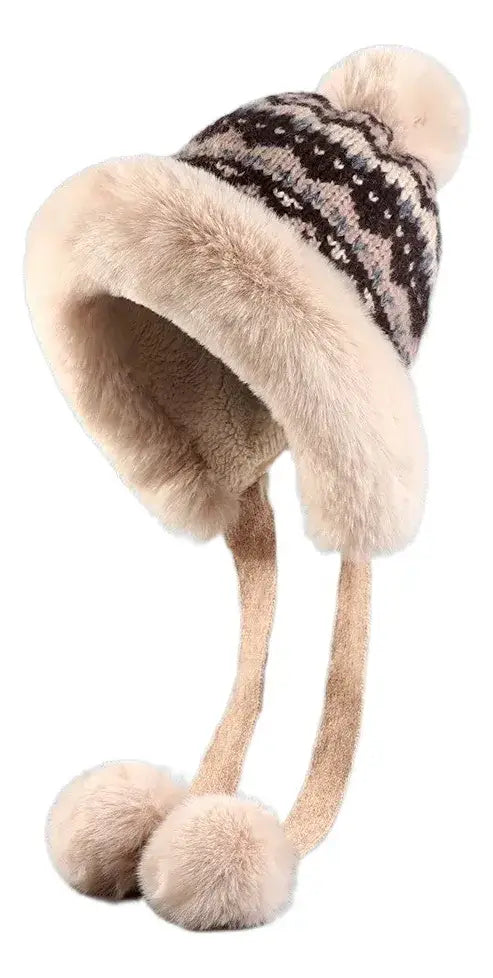 
                  
                    Plush Lined Knit Trapper Bonnet
                  
                