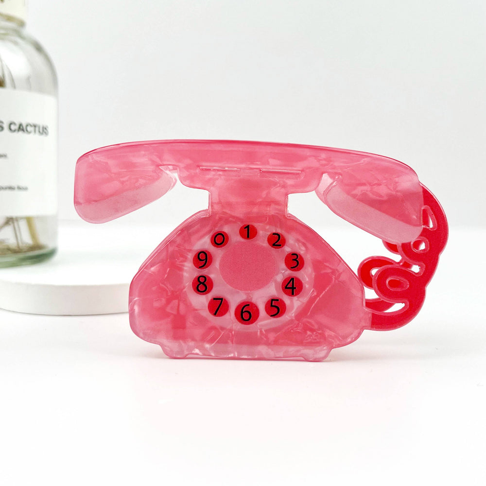 Vintage Phone Hair Claw