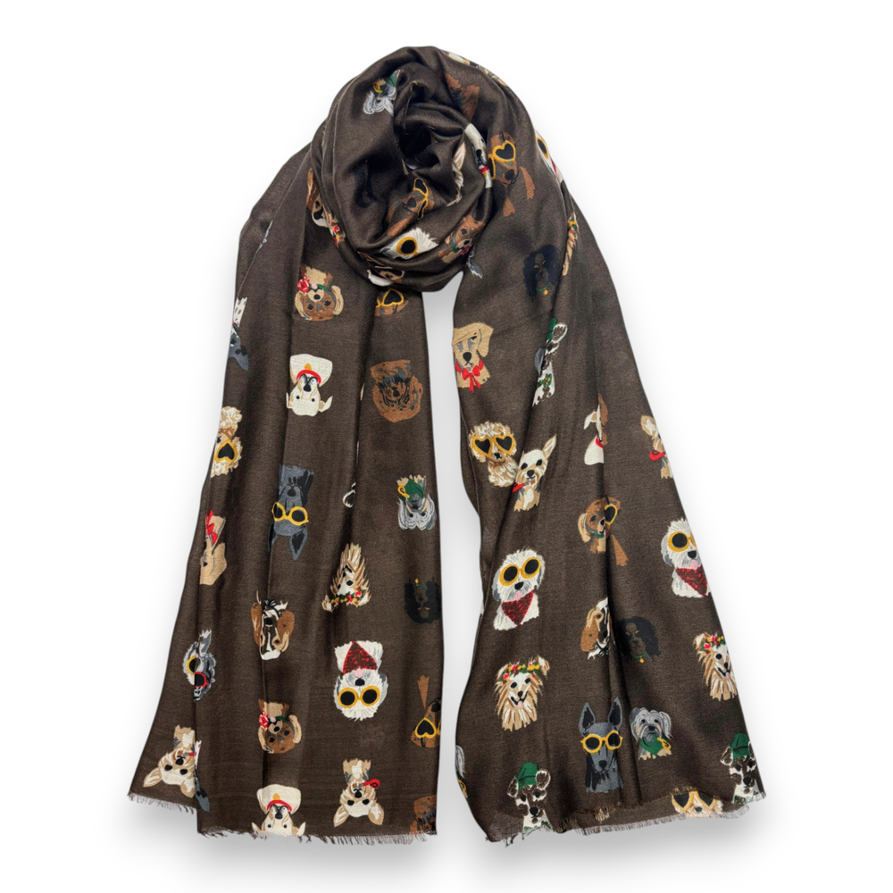 
                  
                    Accessorized Dogs Cotton Blend Scarf
                  
                
