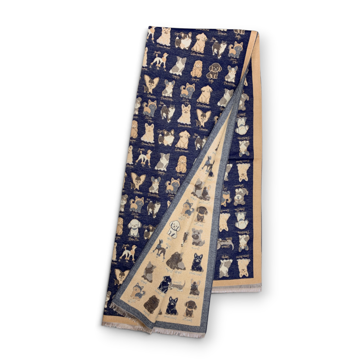 
                  
                    Dog Breeds Reversible Cashmere Blend Winter Scarf
                  
                