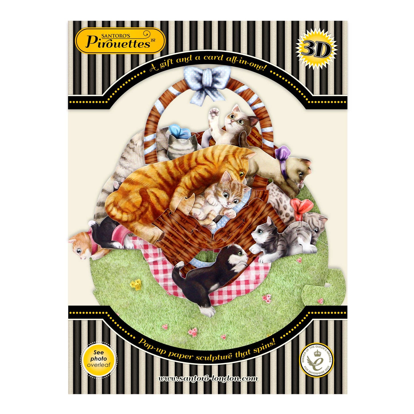
                  
                    Basket of Kittens 3D Greeting Card
                  
                