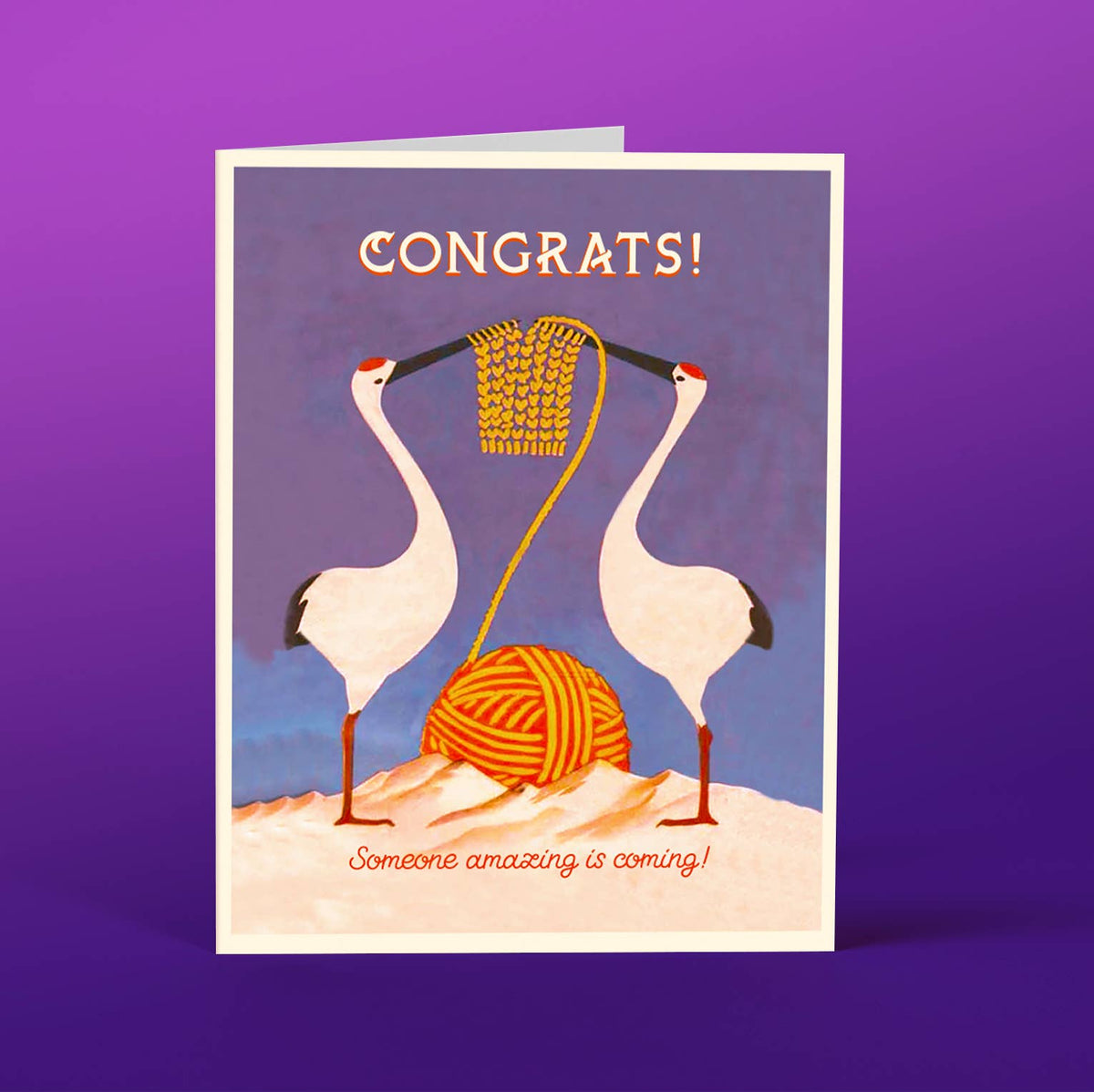
                  
                    Someone Amazing Is Coming Baby Card
                  
                