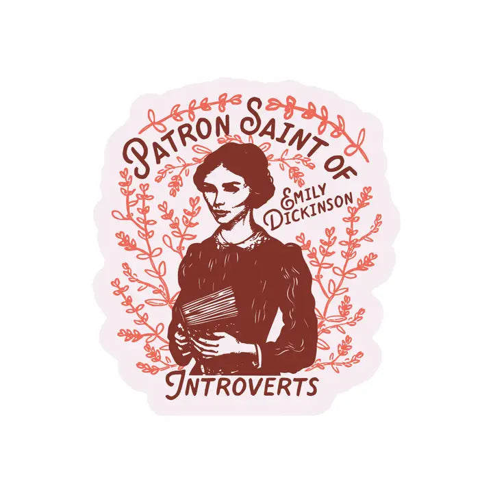 Emily Dickinson Introvert Sticker – Bowerbird
