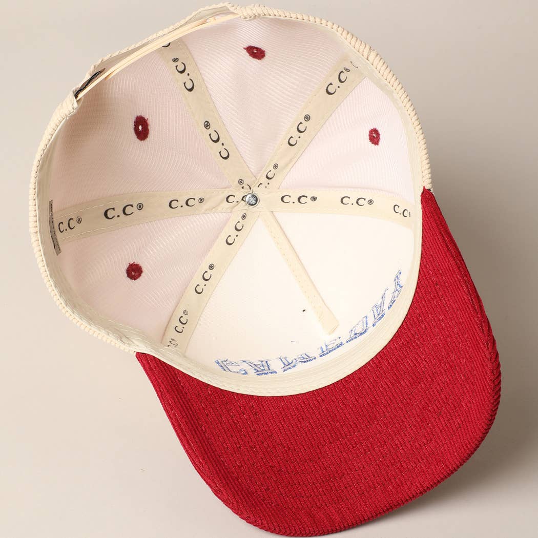 
                  
                    Upside Down "Game Day" Corduroy Cap
                  
                