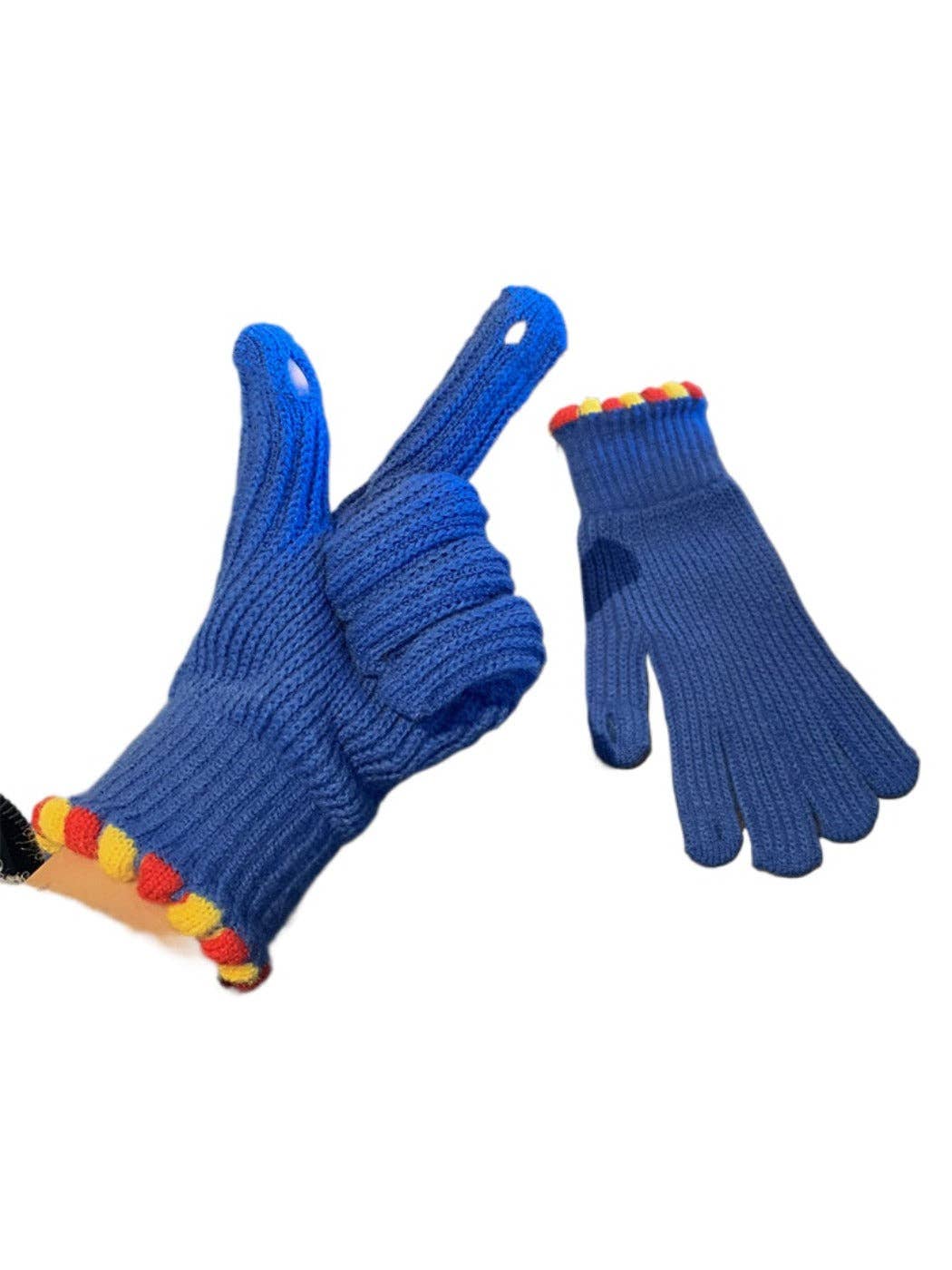 
                  
                    Dotted Cuff Knit Touchscreen Gloves
                  
                